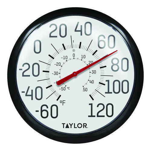 Taylor Big & Bold Dial Outdoor Thermometer