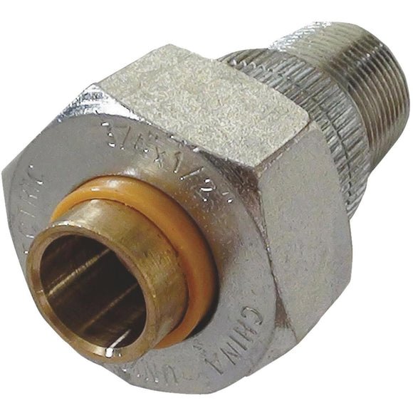 ProLine 3/4 In. MIPS x 1/2 In. Copper Sweat Brass Galvanized Dielectric Union