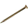 Grip-Rite #9 x 3 In. Flat Head Star Gold Construction Wood Screw (785 Ct., 10 Lb.)