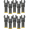 Imperial Blades 1-1/4 In. ONE FIT Titanium STORM Wood/Metal Oscillating Blade (10-Pack)