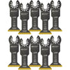 Imperial Blades 1-3/4 In. ONE FIT Titanium STORM Wood/Metal Oscillating Blade (10-Pack)