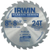 Irwin Classic Series 8-1/4 In. 24-Tooth General Purpose Circular Saw Blade