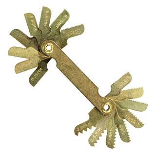 Irwin Leaf Standard Thread Pitch Gauge, Carded