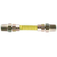 LDR Industries Stainless Steel Coated Gas Connector 24