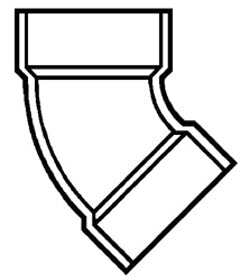 Lasco Fittings 2 DWV 1/8 Bend H x H