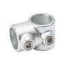 B & K Industries Galvanized Structural Steel Single Socket Tee 3/4