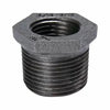 B & K Industries Black Hex Bushing 150# Malleable Iron Threaded Fittings 3 x 2 1/2