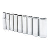 Apex Tool Group 9 Pc. 3/8 Drive 6 Point Deep Metric Socket Set