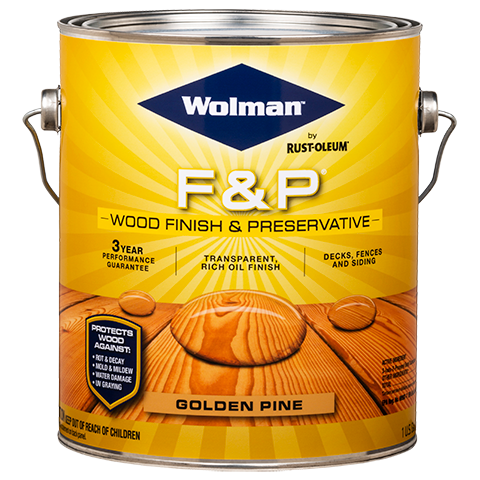 Rust-Oleum Wolman F&P® Wood Finish And Preservative Stain 5 Gallon