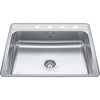 Franke Creemore CSLA2522-7-4 Stainless Steel