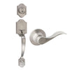 Design House Sussex Entry Handle Set with Deadbolt in Satin Nickel