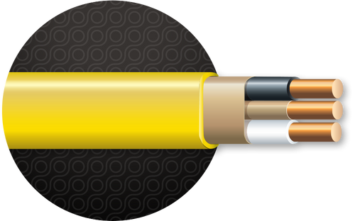 Cerrowire Electrical Wire CerroMax™ Nonmetallic Sheathed Cable 15 ft. 10/3