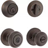 Kwikset Cove Keyed Entry Lockset Venetian Bronze