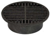 NDS 8 Round Grate, Black