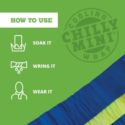 Frogg Toggs MCW050-A Mini Chilly Cooling Wrap, Master Pack, 48 Pack, Blue