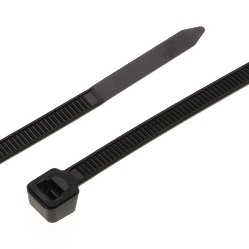 NSI Industries 181750 17.75-in Black UV Weather Resistant Cable Ties, 175 lb Tensile Strength - 50 Count