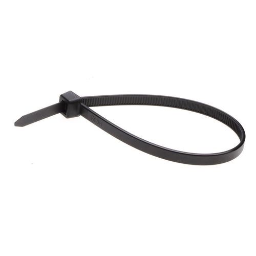 NSI Industries 181750 17.75-in Black UV Weather Resistant Cable Ties, 175 lb Tensile Strength - 50 Count