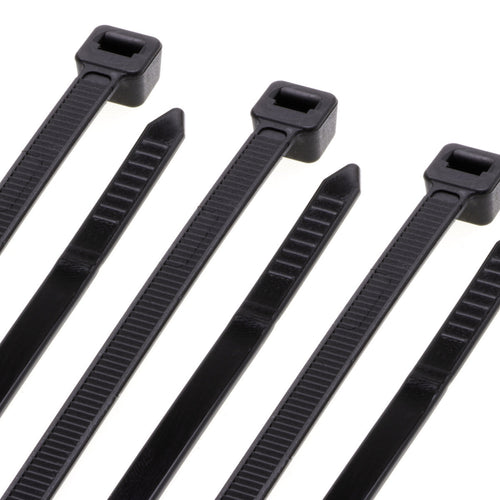 NSI Industries 181750 17.75-in Black UV Weather Resistant Cable Ties, 175 lb Tensile Strength - 50 Count