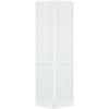 Kimberly Bay Traditional Louver Louver White Solid Core Wood Bi-Fold Door 36 x 80