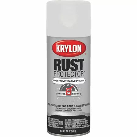 Krylon Rust Protector Spray Paint in White Primer 12oz