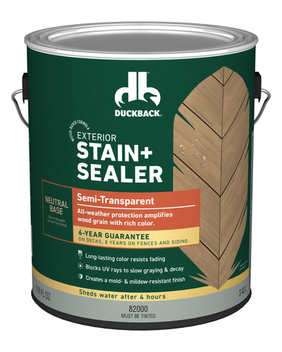 Duckback® Semi-Transparent Neutral Base Exterior Stain + Sealer 1 Gallon