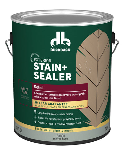 Duckback® Solid Color Exterior Stain + Sealer 5 Gallons