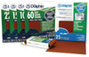 Blue Dolphin Aluminum Oxide Sandpaper Belts, 120-Grit, 3 x 24-In. 2 Pack