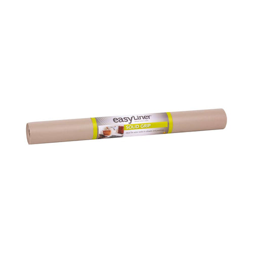 Duck® Brand Solid Grip EasyLiner® Brand Shelf Liner - Taupe, 20 in. x 4 ft.