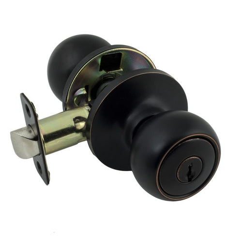 Guard Security Chestnut Hill Series Ball Style Entry Keyed Oil Rubbed Bronze