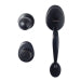 Guard Security Handleset with Ball knob, Single Cylinder Deadbolt, Oil Rubbed Bronze