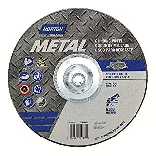 Norton Metal A AO Type 27 Grinding Wheel  1/4