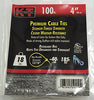 K-T Industries 4 Ultra Light Duty, Natural, 100/Pk