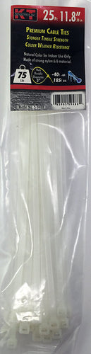 K-T Industries 11.8 Standard Duty, Natural, 25/Pk