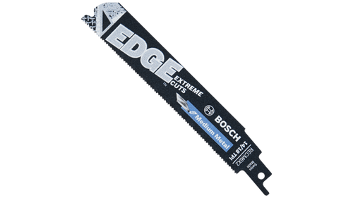 Bosch 5 pc. 6 In. 14/18 TPI Edge Reciprocating Saw Blades for Medium Metal