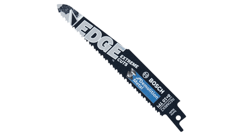 Bosch 5 pc. 6 In. 8/10 TPI Edge Reciprocating Saw Blades for Metal Demolition