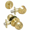 Hardware House Helena Lockset/Deadbolt Combo - Polished Brass