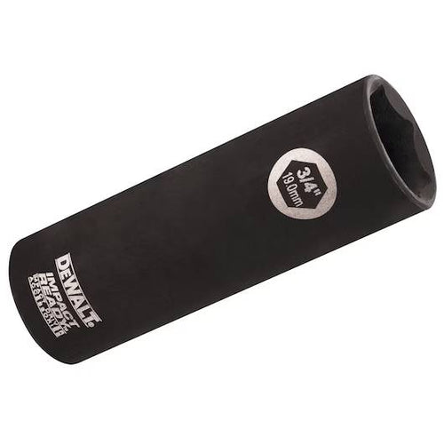 DeWalt 1/2 Drive Sockets IMPACT READY® 3/4 1/2 Drive Deep Socket (6 Point)