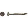 Big Timber #8 x 1-1/2 In. Yellow Zinc Flat Head Wood Screw (198 Ct., 1 Lb.)