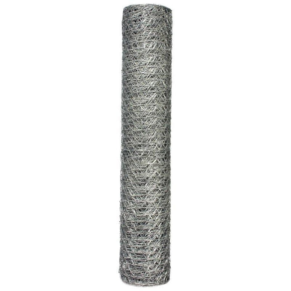 Garden Zone Galvanized Hex Netting (1X24 INX25 FT)