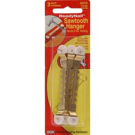 Classic Picture Hangers with Blued, 10-Lb., 4-Pk.