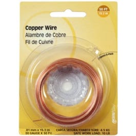 20-Gauge Copper Wire, 50-Ft.