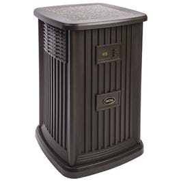 Pedestal Evaporative Humidifier, Espresso, Up to 2400-Sq. Ft. Coverage, 3.5-Gallons