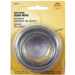 28-Gauge Galvanized Wire, 100-Ft.