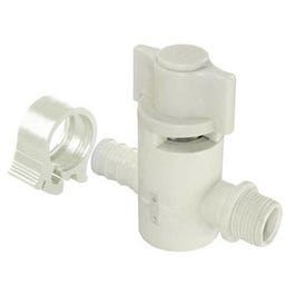 PEXLock Straight Crimp Valve, 1/2 x 3/8-In. Compression