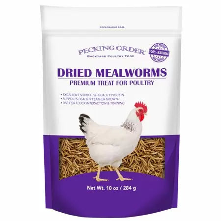 Pecking Order Dried Mealworms 10 oz