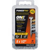 Power Pro One Interior Screws, Pan Head, Zinc-Plated, #8 x 1/2-In., 50-Pk.
