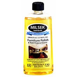 Furniture Polish & Multi-Purpose Cleaner, Lemon Oil, 12-oz.