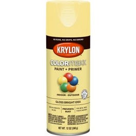 COLORmaxx Spray Paint + Primer, Gloss Bright Idea, 12-oz.