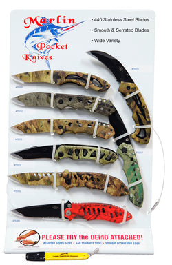 Regal 7-1/2” Camouflaged Knife - Smooth