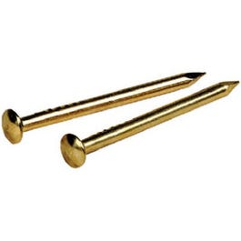 5/8-In. x 18 Brass-Plated Escutcheon Pins, 1-1/2 oz.